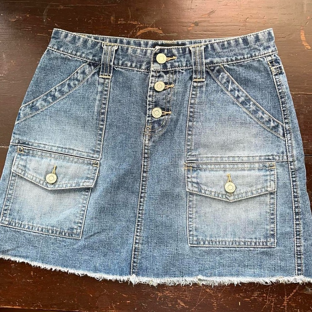 mini denim skirt from no boundaries